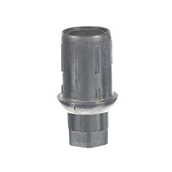 Picture of 1-1/2" Round Natural Finish Zinc Die Cast Adjustable Hex Foot Insert
