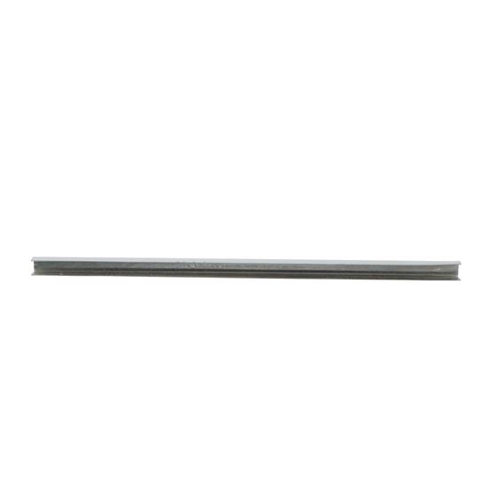 Picture of 144" L x 0.25" W x 0.25" H Stainless Steel Glass Capping