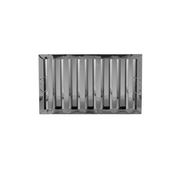Picture of Type VI 10" H x 20" W x 1-3/4" D Stainless Steel Baffle Grease Filter