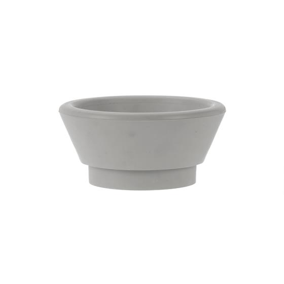 Picture of Grey Rubber Funnel Shaped Scrap Block for 5-3/4" Diameter Opening