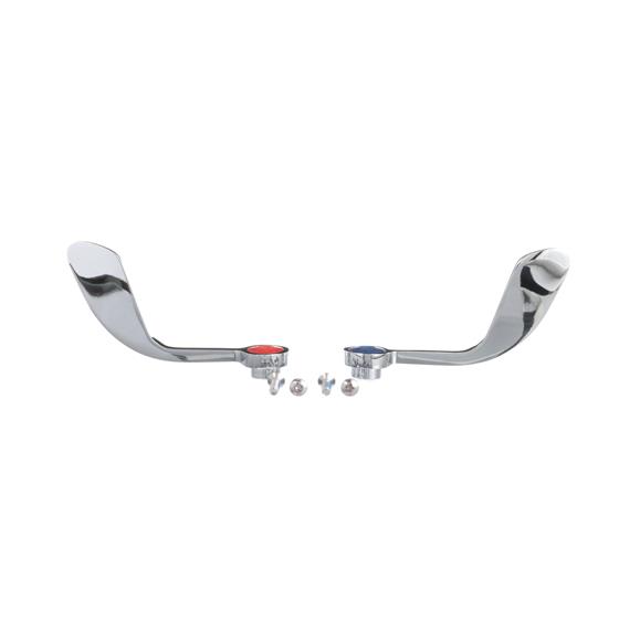 Picture of Encore® Wrist Blade Handles, Universal, 4", Chrome Plated, Includes: Indicators & Screws (Pair), ADA