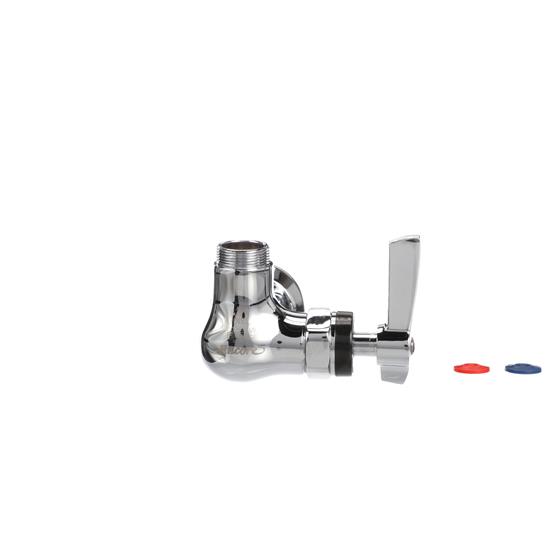 Picture of Encore® Brass Chrome Plated Single Wall Mount Faucet Body Only with Mounting Kit