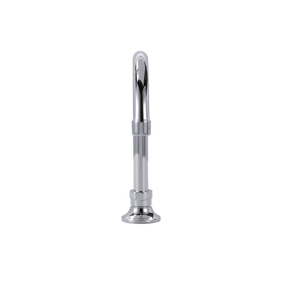 Picture of Encore® Brass Chrome Plated Deck Mount Spout Base with 6" Gooseneck Spout