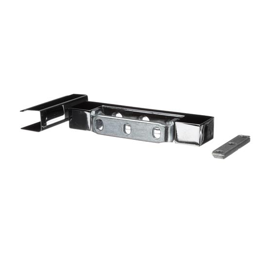 Picture of 1-1/8" Offset 5" L Chrome Plated Die Cast Non-Rise Adjustable Edgemount Hinge