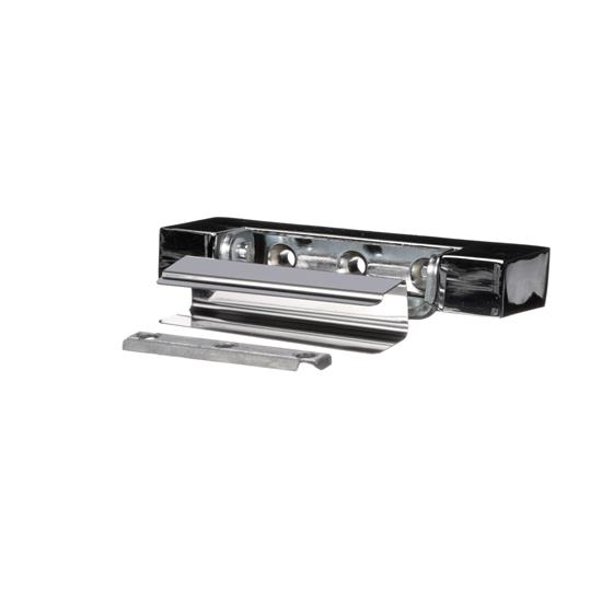 Picture of 1-5/8" Offset 5" L Chrome Plated Die Cast Non-Rise Adjustable Edgemount Hinge
