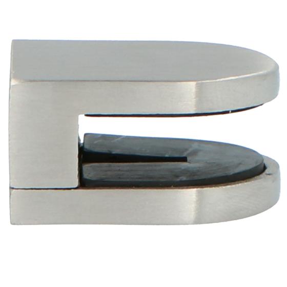 Picture of Glass holder, S/S, flat, for 6 mm glass