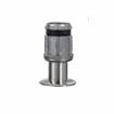 Picture of 1-5/8" Round Stainless Steel Clad Zinc Die Cast Adjustable 2" Reduced Flanged Foot Insert