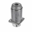 Picture of 2" Square Stainless Steel Clad Zinc Die Cast Adjustable Hex Foot Insert