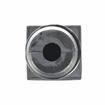 Picture of 2" Square Stainless Steel Clad Zinc Die Cast Adjustable Hex Foot Insert