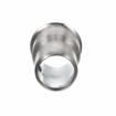 Picture of 1-5/8" x 3-1/2" H Stainless Steel Leg Socket With FlangedTop And Flared Body