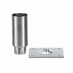 Picture of Equipment leg, S/S, 100mm/41mm with M12 flush stud