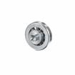 Picture of 1" Steel Flat Ball Bearing Roller with 1/2" L Rivet Stud