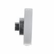 Picture of 1" OD Nylon/Steel Flat Ball Bearing Roller with 1/2" Rivet Stud