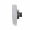 Picture of 1" OD Nylon/Steel Flat Ball Bearing Roller with 1/2" Rivet Stud