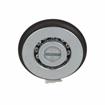 Picture of 1-5/16" OD Rubber Tired Steel Concave Ball Bearing Roller with 1/4-20 x 1" L Flat Head Screw Stud