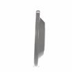 Picture of 5" OD x 3/4" H Gray Rubber Rolling Bumper With 1/2" OD Mounting Hole For Threaded Stem Casters