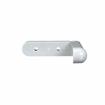 Picture of 4-1/16" L x 1" W x 7/8" H Gray PVC Corner Bumper With Rounded Ends