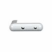 Picture of 4-1/16" L x 1" W x 7/8" H Gray PVC Corner Bumper With Rounded Ends