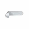 Picture of 4-1/16" L x 1" W x 7/8" H Gray PVC Corner Bumper With Rounded Ends