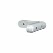 Picture of 4-1/16" L x 1" W x 7/8" H Gray PVC Corner Bumper With Rounded Ends