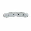 Picture of 4-1/16" L x 1" W x 7/8" H Gray PVC Corner Bumper With Rounded Ends