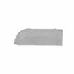 Picture of 3" L x 1" W x 7/8" H Gray PVC Contempo End Bumper Interface With Hole Plugs