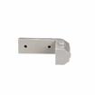 Picture of 3-3/8" L x 1" W x 7/8" H Gray PVC Contempo Corner Bumper Interface With Hole Plugs