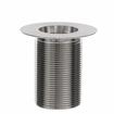 Picture of Encore® Nickel Plated Brass Sink Drain 3" L, 2" Dia Sink Opening, 3" Face Flange, 1-1/2" NPT