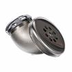 Picture of Encore® Overflow Head, 2" Dia. Cutout in Sink for Overflow Head, Nickel Plated Brass, Stainless Steel Faceplate, for 1-1/4" Tubing