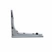 Picture of 7" L Chrome Plated Die Cast Folding Removable Shelf Bracket with Zinc Plated Steel Mount