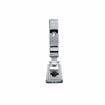 Picture of 7" L Chrome Plated Die Cast Folding Removable Shelf Bracket with Zinc Plated Steel Mount