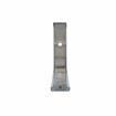Picture of 7" L Chrome Plated Die Cast Folding Removable Shelf Bracket with Zinc Plated Steel Mount