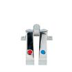 Picture of Encore® Knee Valve with Dual Pedals and Rough Chrome Valve Body