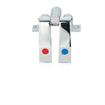 Picture of Encore® Knee Valve with Dual Pedals and Rough Chrome Valve Body