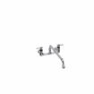 Picture of Encore Faucet, wall mount, 8" (203mm) , 16" (406mm) stainless steel horizontal tubular swing spout