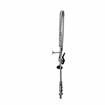 Picture of Encore®  8" OC Brass Chrome Plated Deck Mount Pre-Rinse Offset Supply Inlets with Wall Bracket