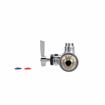 Picture of Encore® Brass Chrome Plated Single Wall Mount Faucet Body Only with Mounting Kit