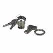 Picture of Stainless Steel Faced Metal Desk T-Bolt Drawer Lock
