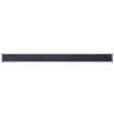 Picture of 10-5/8" OC Anodized Aluminum Decorative Handle with Black Vinyl Insert and Black Heat-Resistant Thermoplastic Standoffs