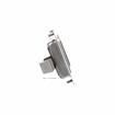 Picture of 4-3/4" L x 3-3/4" W x 1-5/8" H Stainless Steel Paddle Latch with #10-24 Mounting Studs