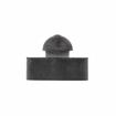 Picture of 1/2" OD x 3/16" H Black Rubber Button Bumper