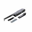 Picture of 10-3/4" L Chrome Plated Die Cast Magnetic/Mechanical Edgemount Latch With Straight Handle