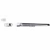 Picture of 9-5/16" L Chrome Plated Die Cast Snap-Action Mechanical Edgemount Latch With Padlock Feature