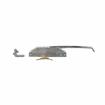 Picture of 10-1/4" L Chrome Plated Die Cast Mechanical Edgemount Latch With Straight Handle And Cylinder Lock