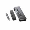 Picture of 1-5/8" Offset 5" L Chrome Plated Die Cast Non-Rise Adjustable Edgemount Hinge