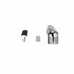 Picture of 1-1/8" Offset 5-3/4" L Chrome Plated Die Cast Non-Rise Adjustable Edgemount Hinge