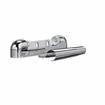 Picture of 1-1/8" Offset 5-3/4" L Chrome Plated Die Cast Non-Rise Adjustable Edgemount Hinge