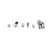Picture of 7/8" Offset 5-3/4" L Chrome Plated Die Cast Non-Rise Adjustable Spring Cartridge Edgemount Hinge