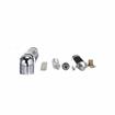Picture of 1-1/8" Offset 5-3/4" L Chrome Plated Die Cast Non-Rise Adjustable Spring Cartridge Edgemount Hinge