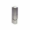 Picture of 1-3/16" Offset 4-5/16" L Chrome Plated Die Cast Lift-Off Self-Closing Edgemount Hinge